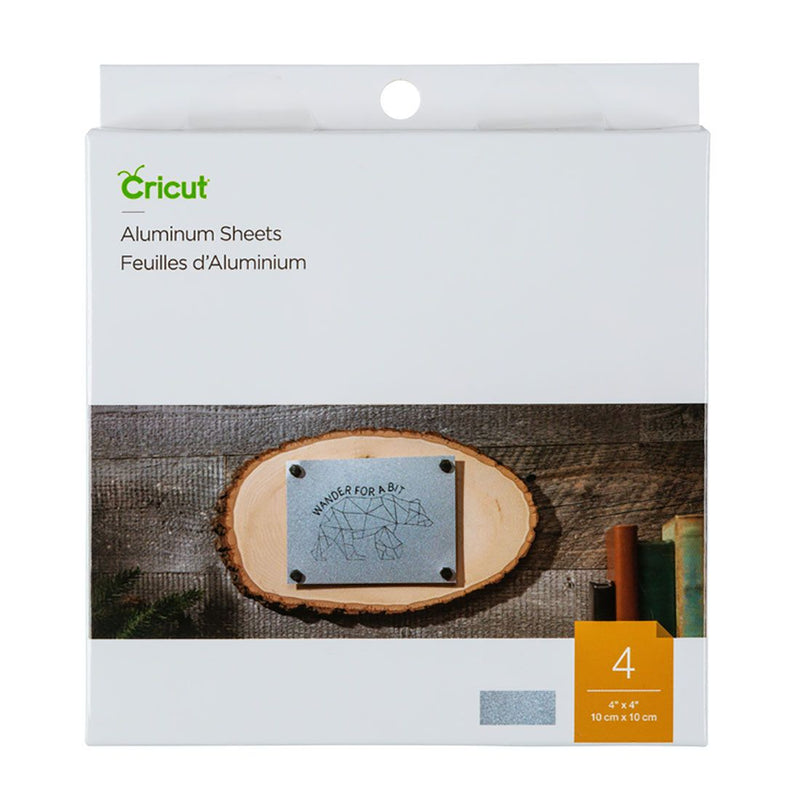 Cricut Aluminium Sheets 10x10cm 4-pack
