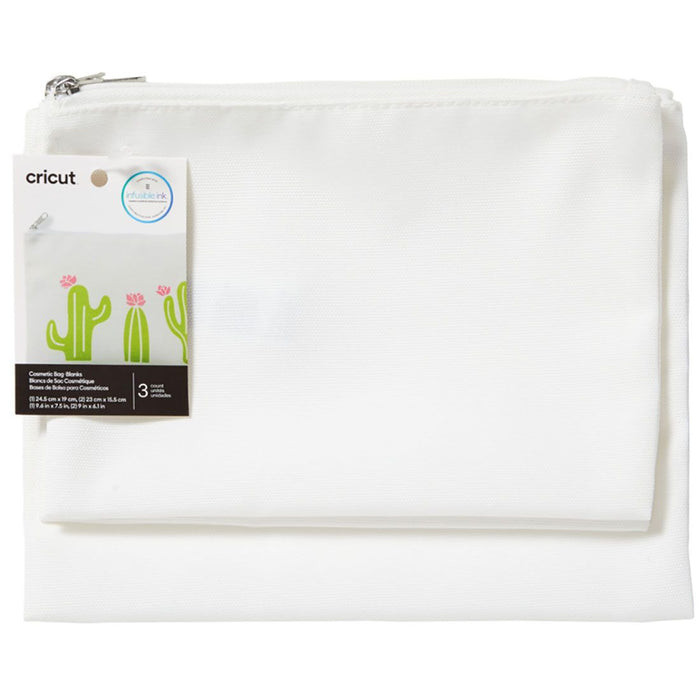 Cricut Cosmetic Bag Blanks (3 stk)