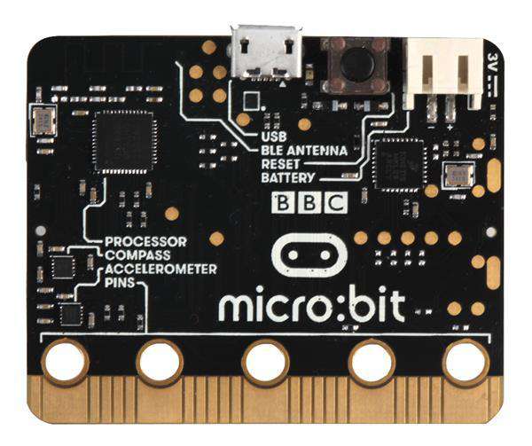 micro:bit Project Kit v2.2 (6 prosjekter inkl. micro:bit, batteri, holder og tilbehør)