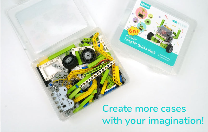 micro:bit Ring:bit Bricks Pack (6 prosjekter)
