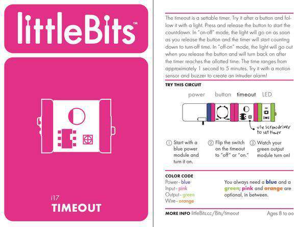 littleBits Timeout