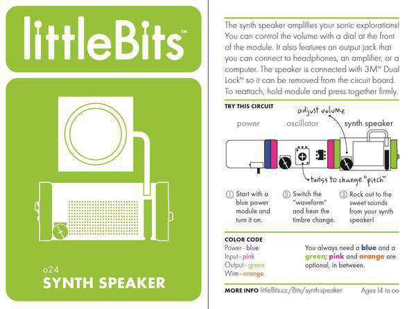 littleBits Synth Speaker
