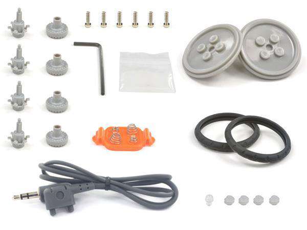 Edison tilbehørspakke (hjul, tannhjul, EdComm-kabel, batteridør, skruer)