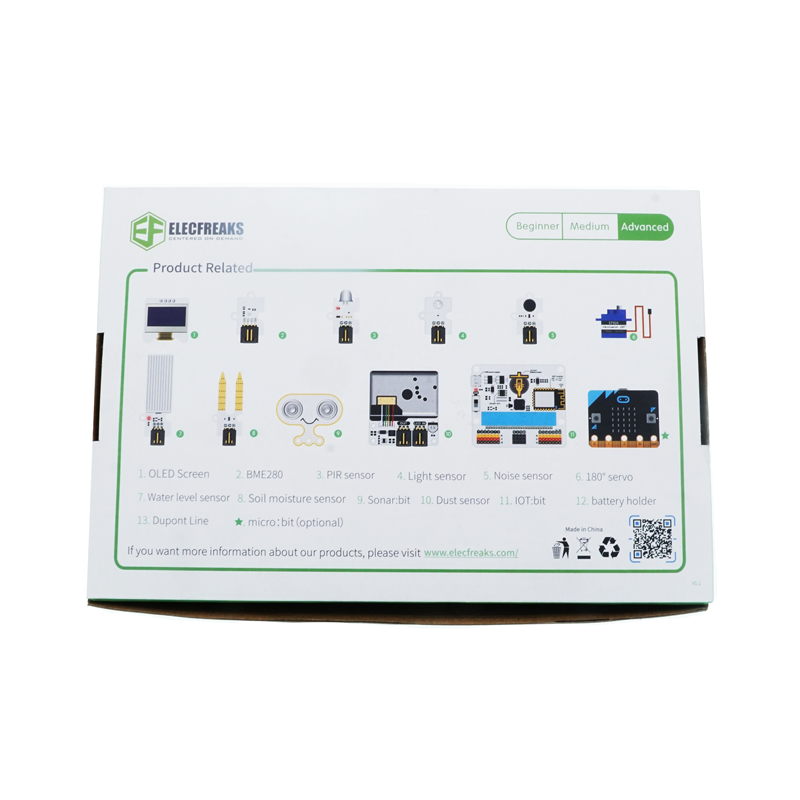 ElecFreaks micro:bit Smart Science IoT Kit (5 prosjekter) (uten micro:bit)