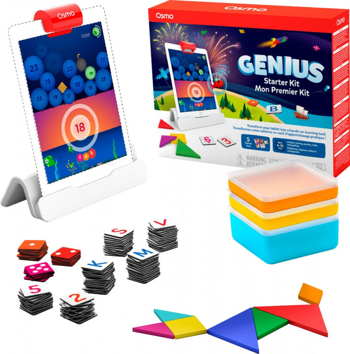 Osmo Genius Kit (startpakke + Words + Tangram + Numbers)
