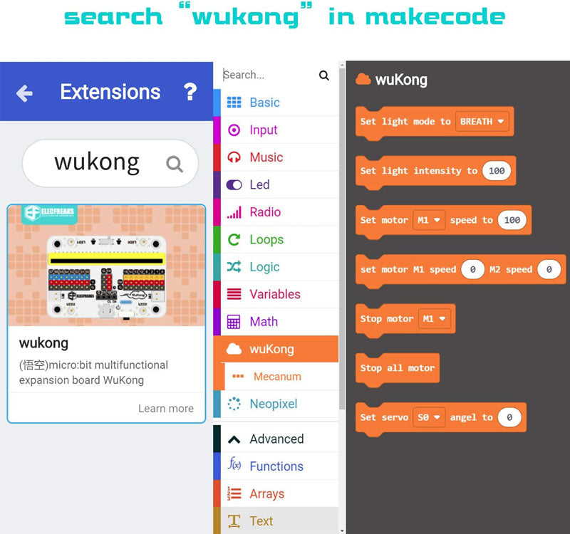 Wukong Expansion Board Adapter for micro:bit