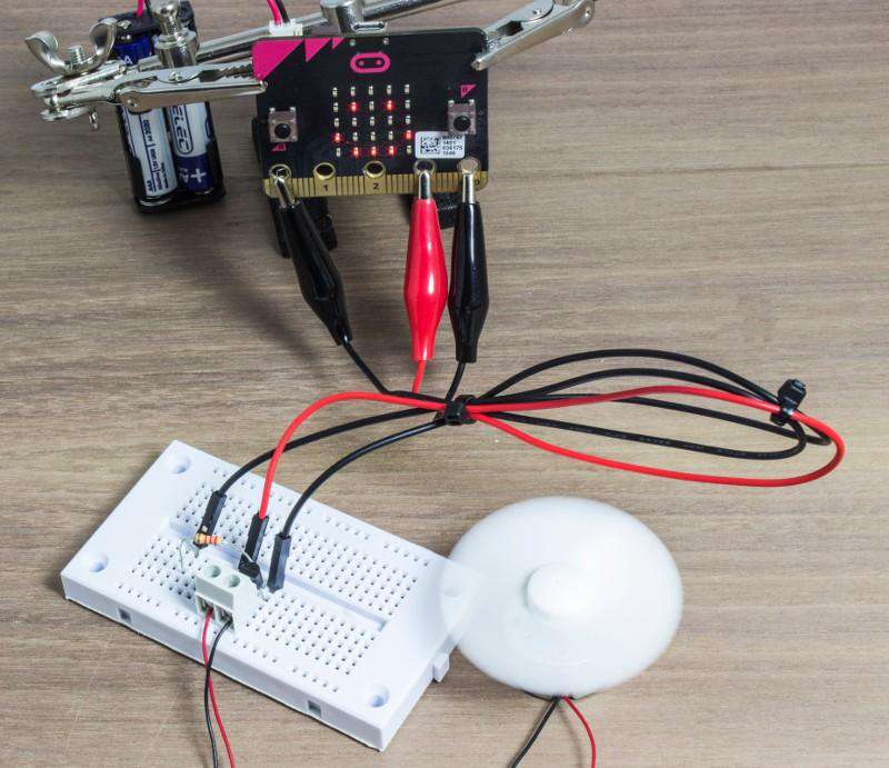 Kitronik Alligator Clip with Pigtail (4 pack krokodilleklemmer)