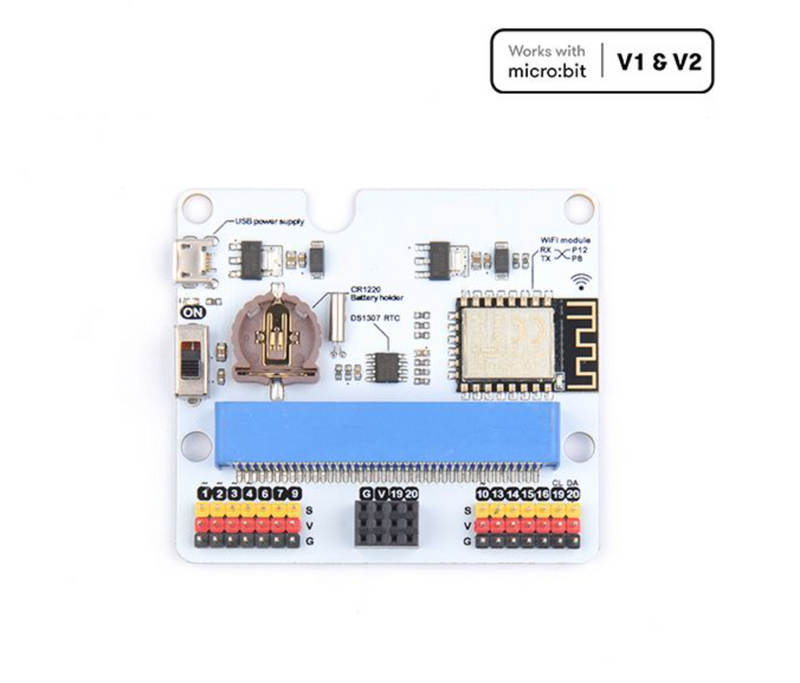 IoT:Bit for micro:bit (utvidelseskort med WiFi)