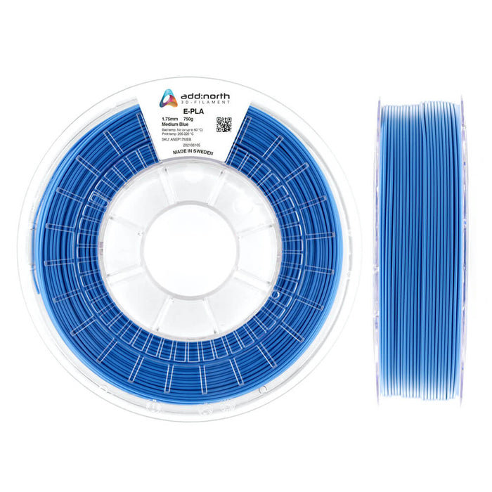 Add:North 1.75mm E-PLA 3D Printing Filament 750g (Medium Blue)