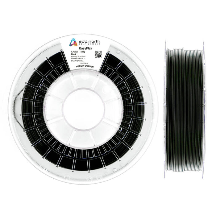 Add:North 1.75mm TPU EasyFlex 3D Printing Filament 500g (Black)