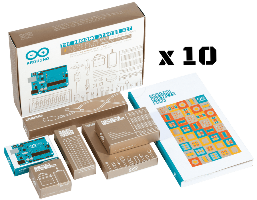 Arduino Klassesett - 10 x Arduino Official Starter Kit