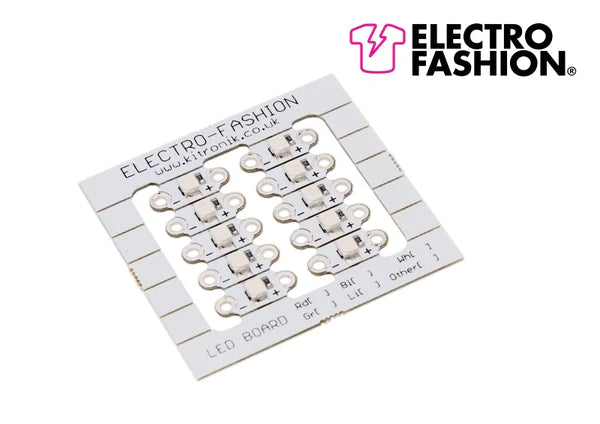 Electro-Fashion Sewable LED, Lilla 10pkn