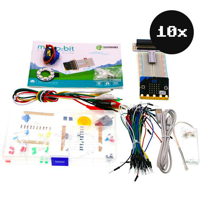 ElecFreaks micro:bit Starter Kit Club Bundle (10 stk med micro:bit)