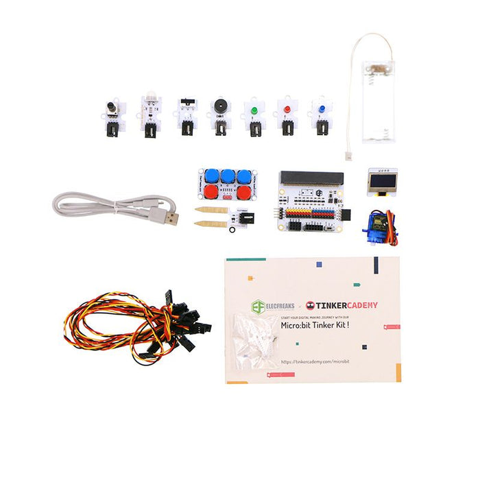 ElecFreaks micro:bit Tinker Kit (20 prosjekter) (komplett startpakke med micro:bit)
