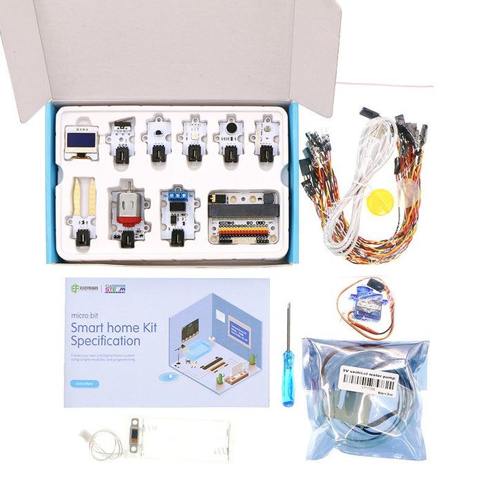 ElecFreaks micro:bit Smart Home Kit Club Bundle (5 prosjekter) (10 stk uten micro:bit)