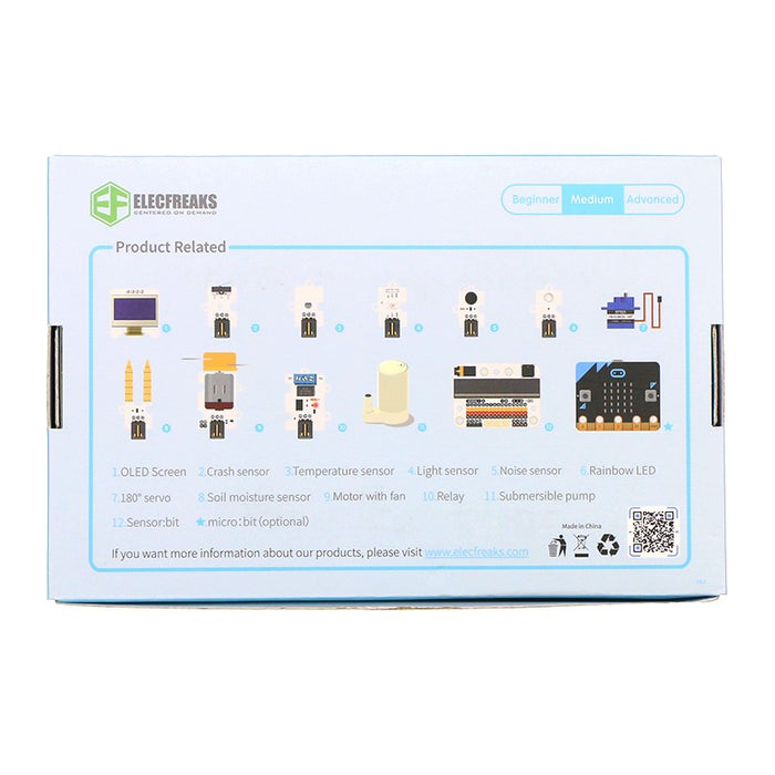 ElecFreaks micro:bit Smart Home Kit Club Bundle (5 prosjekter) (10 stk med micro:bit)