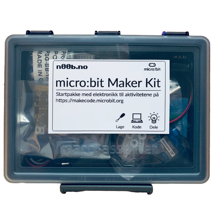 micro:bit Maker Kit (komplett startpakke med micro:bit)