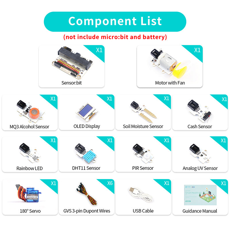 ElecFreaks micro:bit Smart Health Kit