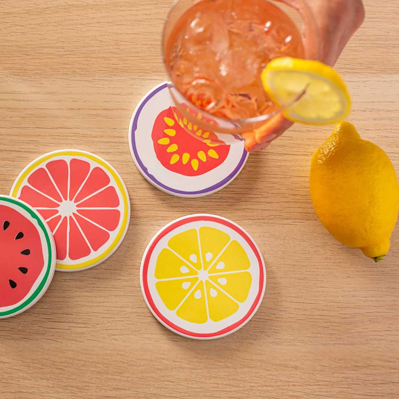 Cricut Infusible Ink Ceramic Coasters 4-pack (White, Round)